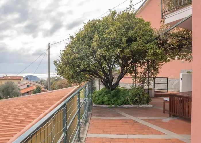 031 - Casa Armonia Vista Mare Sestri Levante, Pace Natura Vakantiehuis
